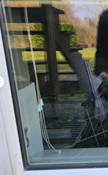 Fönsterdörr ren och putsad efteråt